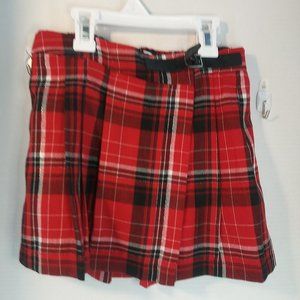 Girls Justice Plaid Skirts Buckle accent - Size 10